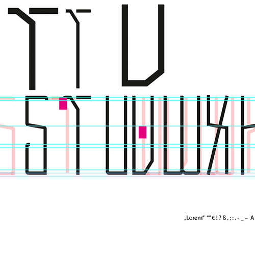 Illustrator Image that shows letters