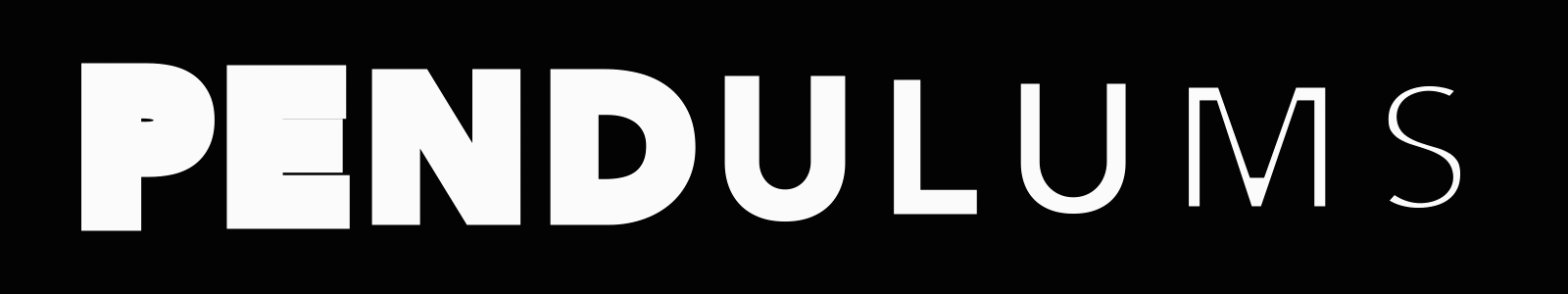 pendulum type logo